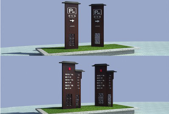 台前景区标识标牌如何制作？